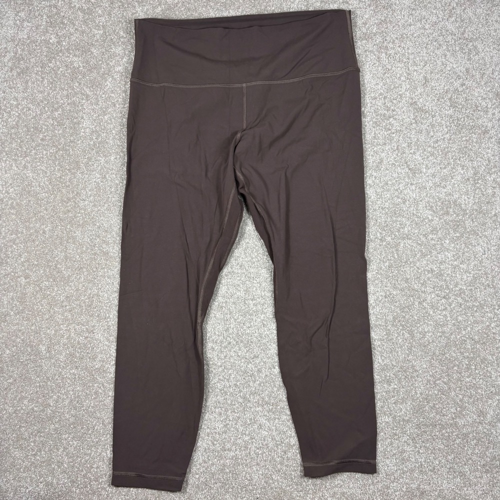 Lululemon Align High-Rise Pant 25 Espresso Brown Nulu Yoga Leggings Size 16